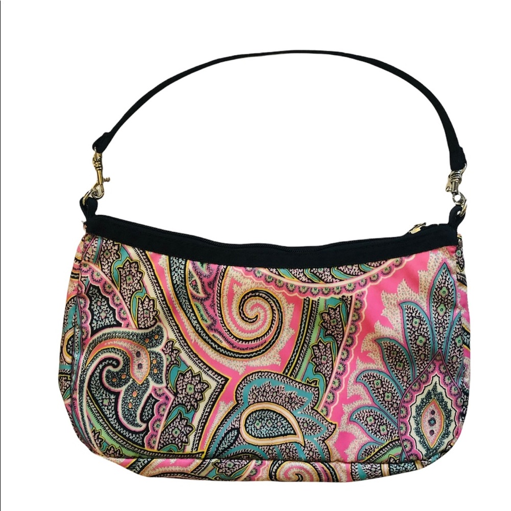[Lesportsac] Pink Paisley Classic Small Hobo Bag